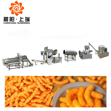 automatic extruder kurkure snacks machine