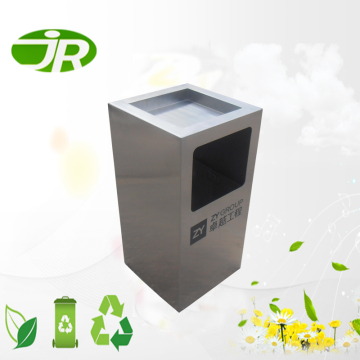 Shopping Mall SS Receptacles Bins with Ashtray