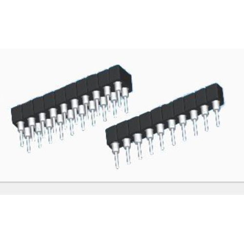 Conectores de soquete usinados tipo reto de 2,0 mm