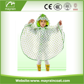 Lovely Kids Raincoat PVC Children Rain Poncho