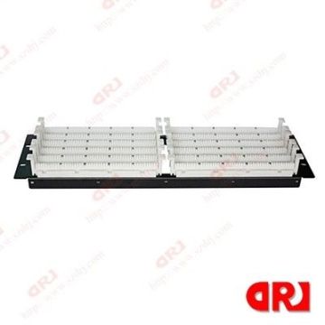 Rj45 100 Pair 110 Type Wiring Block White For Network Cable , Termianl Block