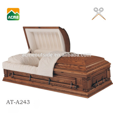 luxury funer casket classic bronze supplier