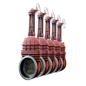 Gear operation gate valve 2