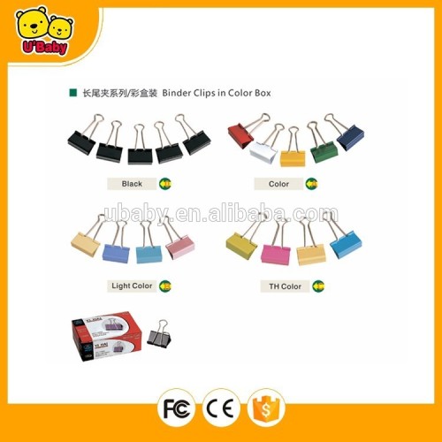 Binder Clips in Color Box