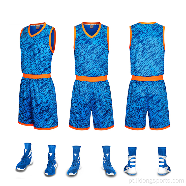 Melhores camisas de basquete design uniforme de basquete barato