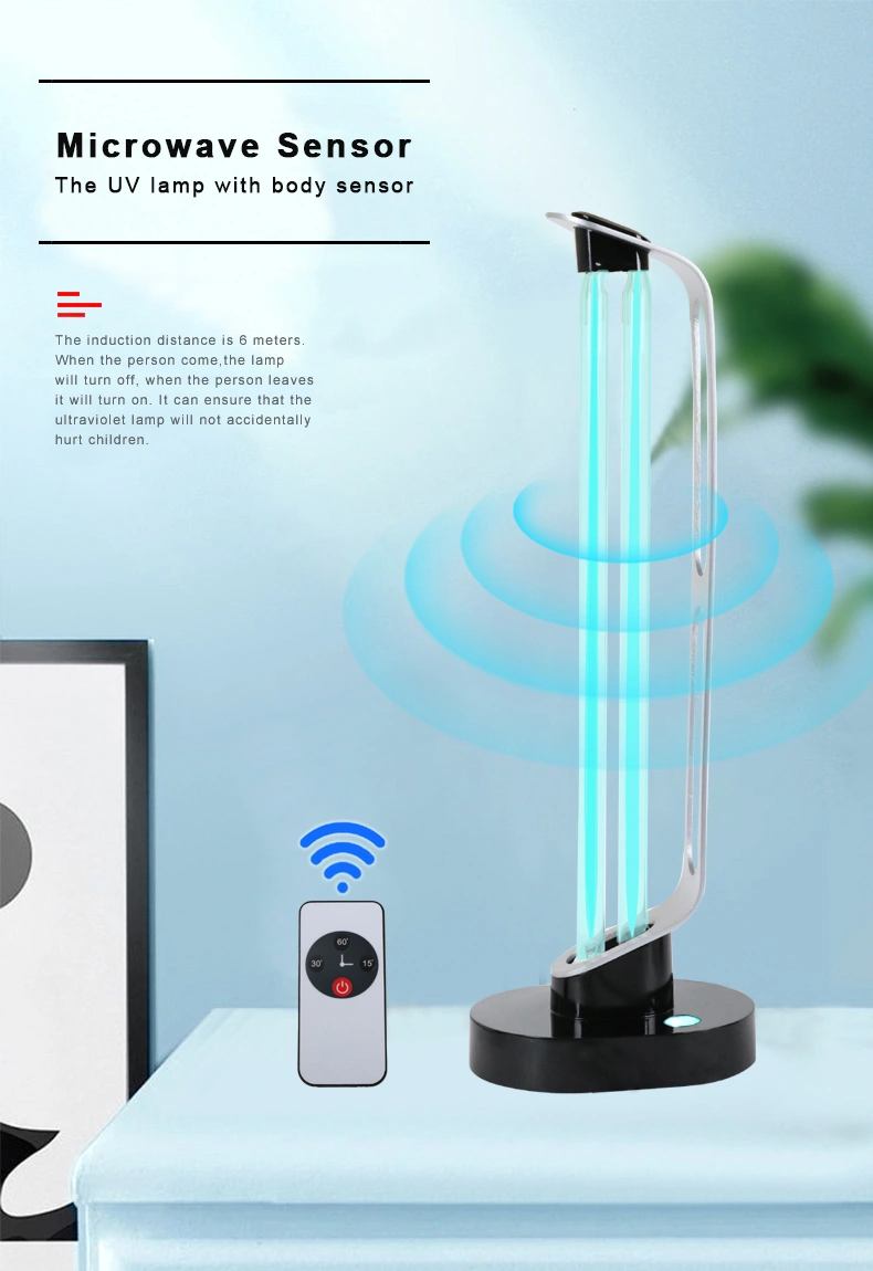 Ultraviolet Plastic Sanitizer UV-C LED Light Germicidal Portable UV Sterilizer Lamp