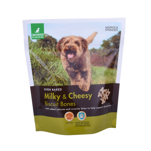 Daur Ulang Penjualan Panas Dicetak Stand Up Pouch Dog Snack Packaging Bags