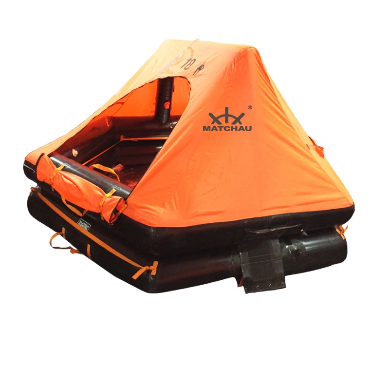 Throw Over Board Self-Righting Inflatable Life Raft for Yacht