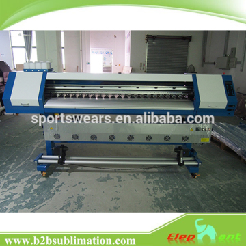 Wide format 1.8m dye sublimation print textile inkjet printer