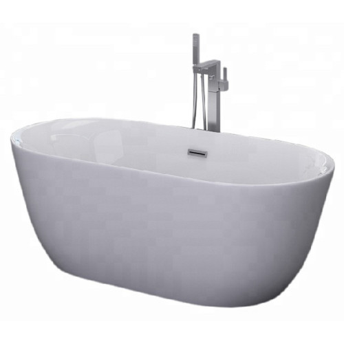 Bronze Freestanding Tub Filler European Style Bath Tub Modern Fiberglass Bathtub