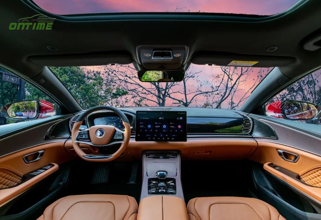 The Ontime New Energy Vehicle Hanev Is Equipped with a Hybrid and Left-Hand Drive Electric Vehicle with a Range of 715 Kilometers for Household Use