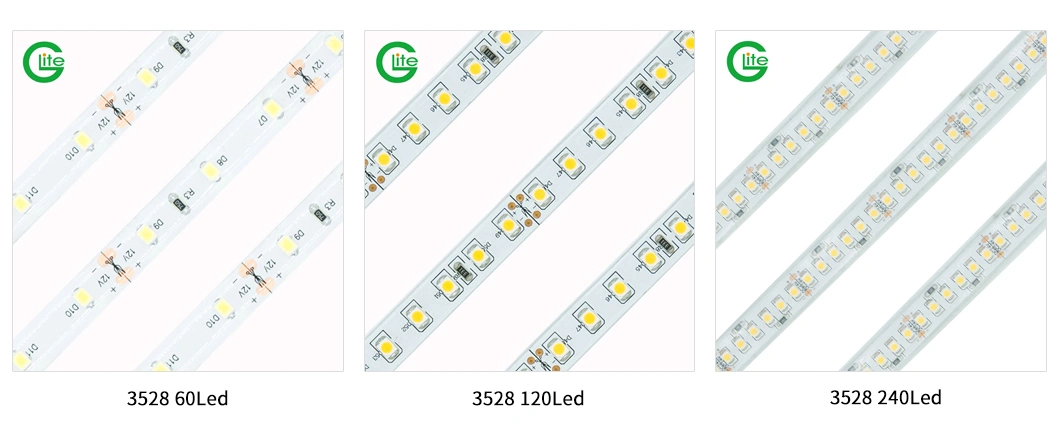 High Quality CRI90 SMD3528 240LED Flexible LED Strip Warm White LED Light Strip Bar