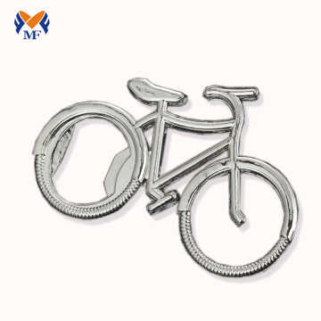 Metal Bike Keyring With Bottle Opener