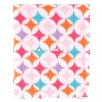 top fashion nature cotton skin care colorful shuriken pattern baby blanket pattern