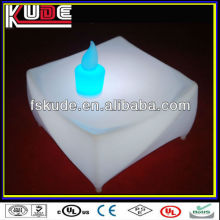 LED luminous plastic tea table/garden mushroom table/tea table design