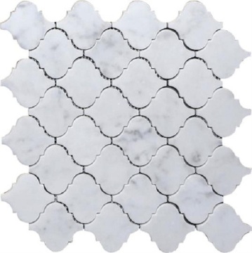 Wholesale East White Marble Lantern Mosaic Bathroom Tile