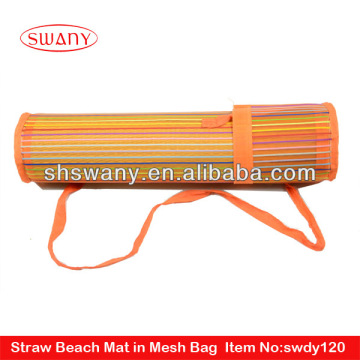 straw beach mat