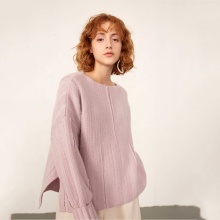 Custom Manufacturer 100% Wool Ladies' Autumn Fashion Knitted Sweaters