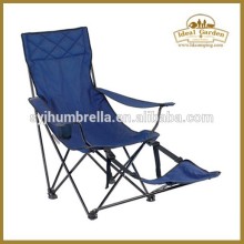 Camping beach chair with foot rest