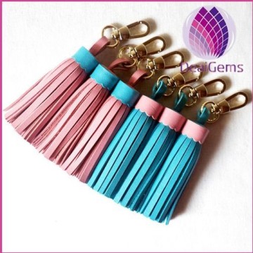 wholesale sheep skin leather Tassel for handbag