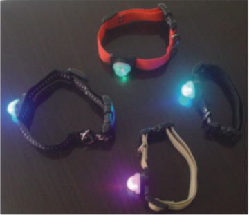 pet neck flash light