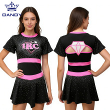 Pink Mystique Cheerleading Uniforms