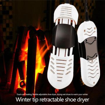 Dual-core Heating Shoe Dryer 20W Deodorization Sterilization Dehumidifier Retractable Shoes Baked Dryer Winter Warmer