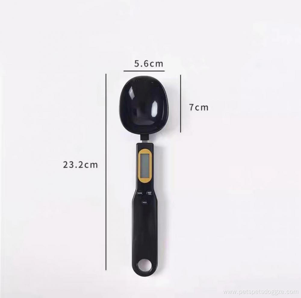 Pet electronic food weighing spoon product