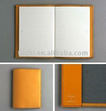 2011 pu leather notebooks with customize logo for Promotion