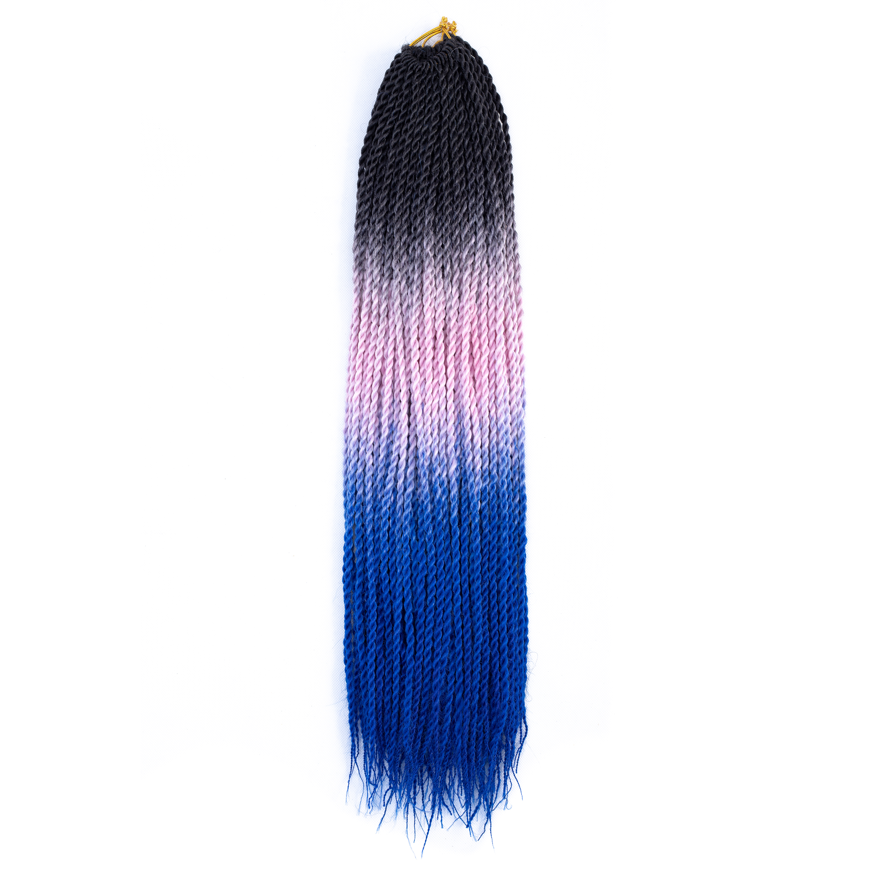 MYZYR 20 Inch Braiding Hair Extensions Jumbo Crochet Braids Synthetic Hair style 100g/Pc Pure Blonde Pink Green