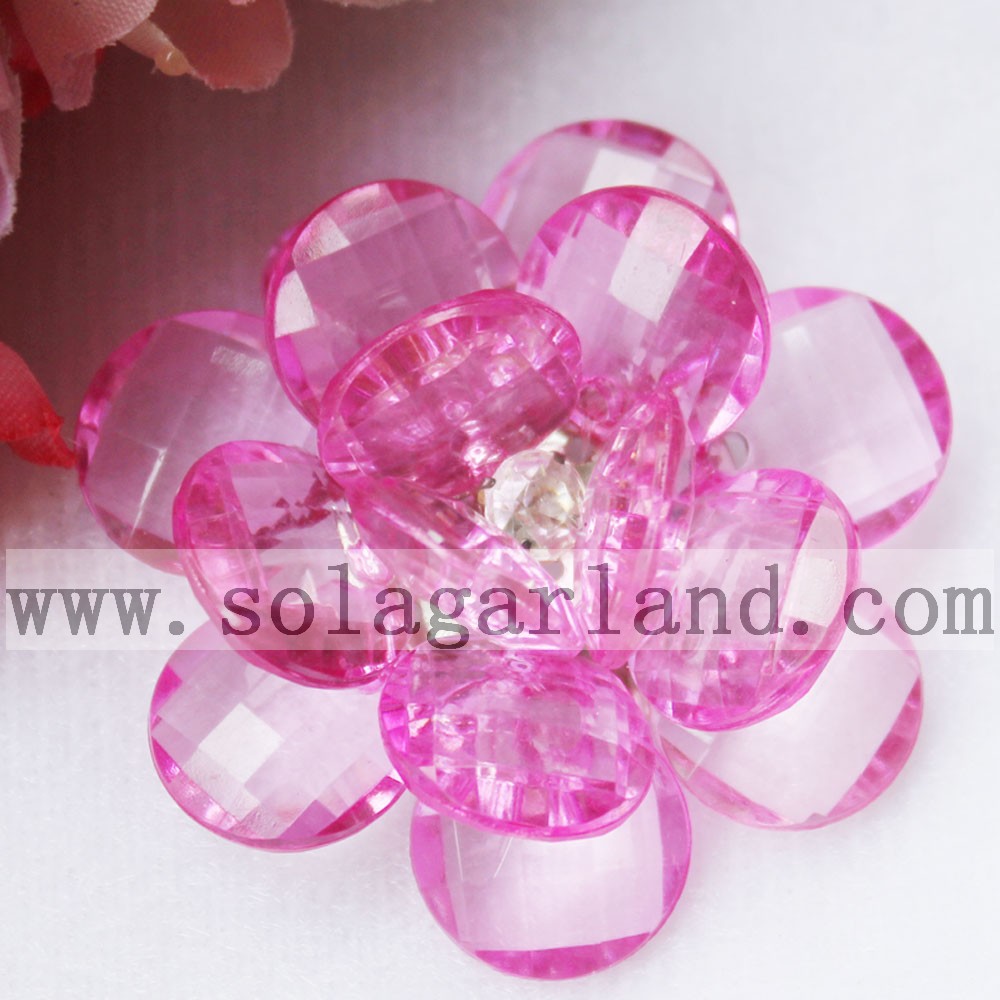 Clear Plastic Artificial Flowers