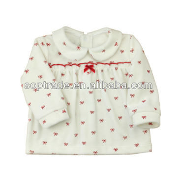 New born baby girl winter cotton dresses