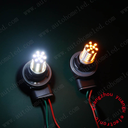 Dual Color 1157 3157 7443 LED Switchback White & Amber Car LED 39SMD 1210