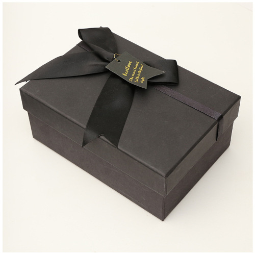 Groothandel Mat Black Gift Box met lint