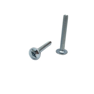 Factory Wholesale DIN967 Truss Head Pozi Drive Carbon Steel Zinc Plated Machine Screw