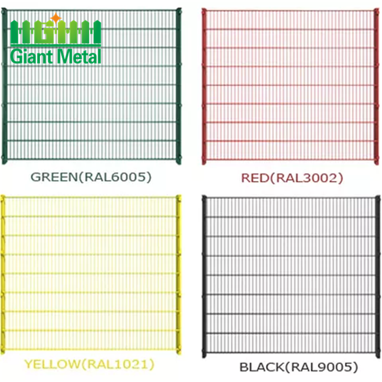 double wire fence panel