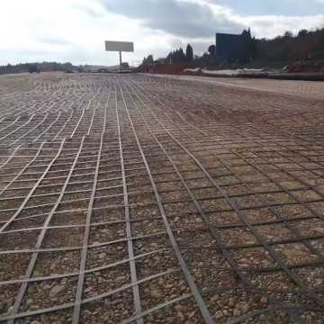 Steel Plastic Welding Geogrid