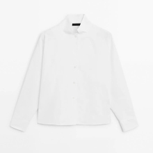 Women's cotton poplin shirt