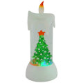 LED Acrylic Christmas Pillar Candle Light