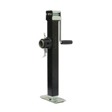 5000lbs 15 Inch Travel Ram Trailer Boat Jacks - 2 Ton Car Jacks Black Powder Coated Square Tube