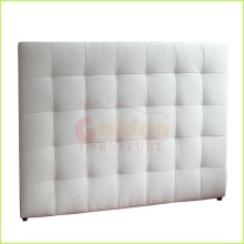Modern White Crystal Stuffed Soft King Bed Headboard