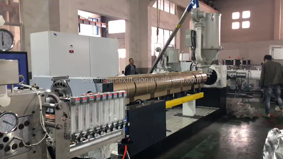 PC Plastic Hollow Sheet Extrusion Machine