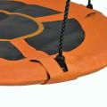 Baoxiang Orange Round Children Garden Metal Swing Seat