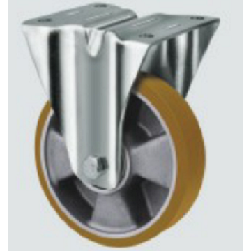 Medium Duty PU TOP Plate Caster Wheels with PP Core