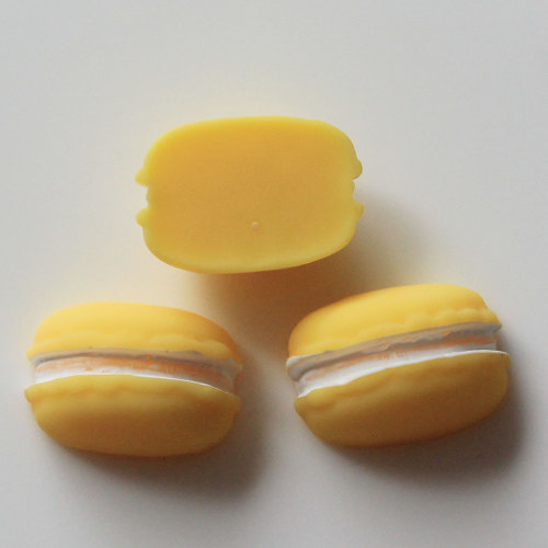 Venta al por mayor 100 Uds resina macarrón Flatback Cabochon miniatura Macaron pastel Kawaii pendientes llaveros manualidades DIY