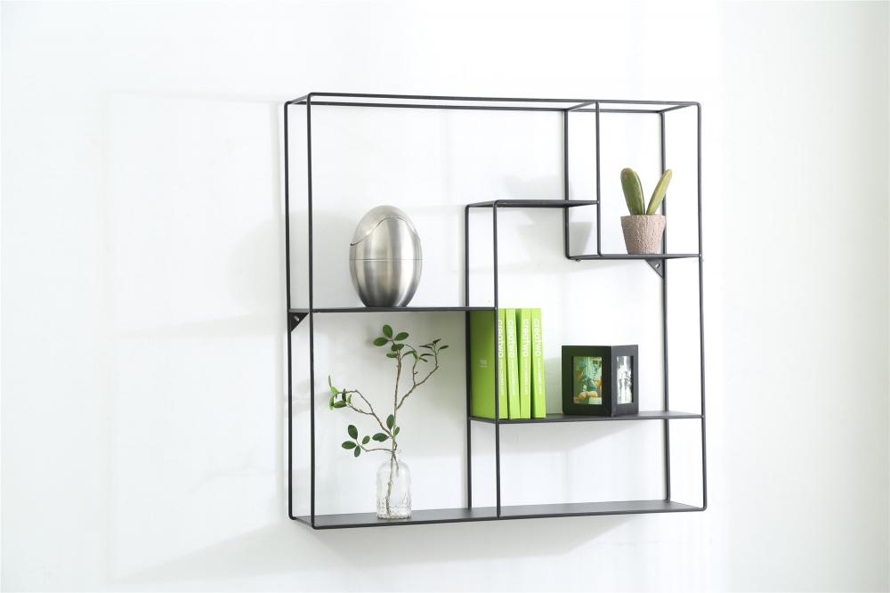 Creative metal wall-mounted racks for household use