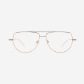 Polygon Aviator Metal Women's Optical Frames