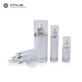 60ml Ellipse Shape Acrylic Bottle Plastic Cosmetic packaging