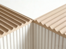 Vertical Slat MDF Wall Panel Modern Building Material