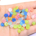 7mm Noctilucent Luminous plastikowe koraliki do akwarium dla szlamu dodatek akcesoria dostarcza wazon sztuka rzemiosło DIY robienie zabawek zestaw